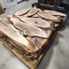 Table en bois et résine époxy, design artisanale sur mesure