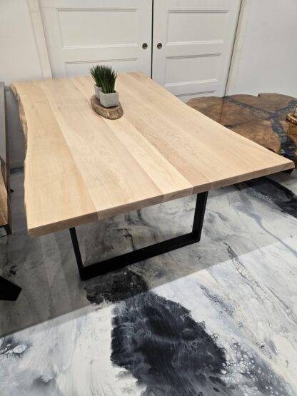 Table en érable type live edge 40x70 – Image 5